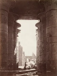 Thebes, Temple of the Ramesseum, Interior of the Hypostyle Hall