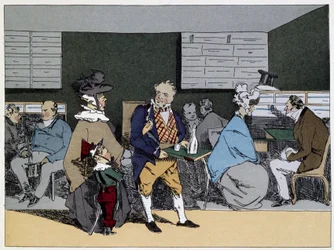 One Hour: Visits, Lunch Tasting, Dinner Invitations - in Administrative Mores by Henri Monnier