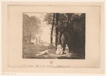 Women Making Music Under a Tree