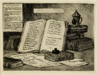Books and Lantern, 1880