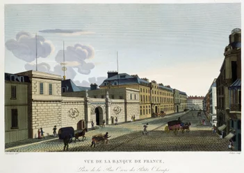 View of the Banque de France - in 