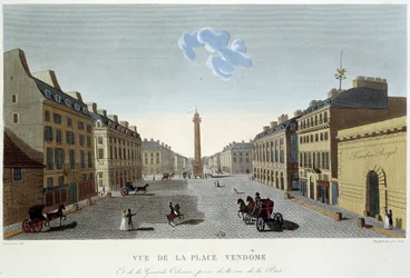 Place Vendôme, View of Rue de la Paix - Paris by Courvoisier