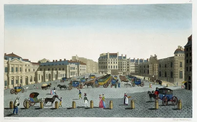 View of the Palais Royal and the Chateau d