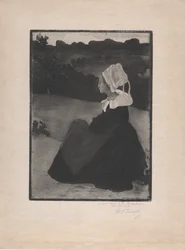 Seated Breton Woman