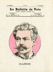 Ballot 2nd series, Satirical in Colors: Beard - Illustration by Henri Demare