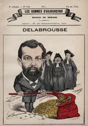 Cartoon of Lucien Delabrousse from 