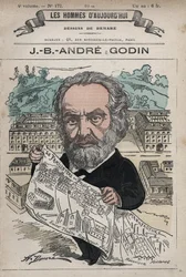 Familistere de Guise - The Familistery of Guise and its founder Jean-Baptiste Andre Godin (1817-88), from 