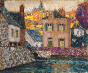 Study for Houses on the River at Fougères