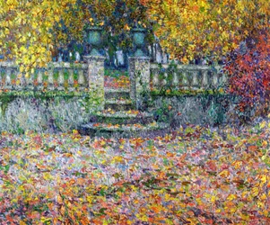 The Terrace in the Autumn, Gerberoy