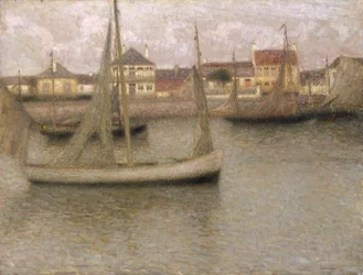 Boats, Heyst, 1900