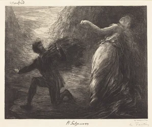 Manfred and Astarte - 1st plate