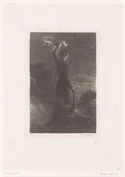 Isolde Gives Tristan the Agreed Signal (Tristan and Isolde. Act II. Signal in the Night) (Life and Works of Richard Wagner)