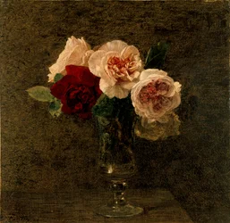 Still Life: Pink and Red Roses, 1886