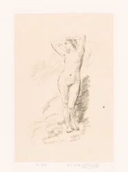 Study of a Standing Naked Woman