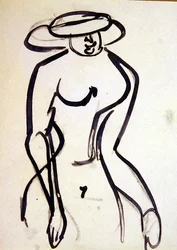 A Wasp-waisted Promenader