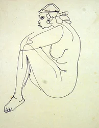 Female Nude Seated