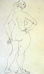 Female Nude with Hand on Hip