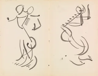 Two Dancing Figures