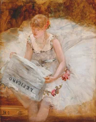 Ballerina Reading Le Figaro