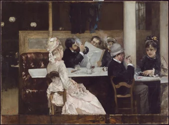 Café Scene in Paris, 1877