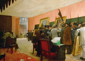 A Painting Jury Session at the Salon des Artistes Français
