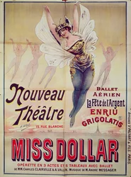 Poster Advertising the Ballet Aerien La Fete de l