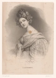 Woman with autumn attire