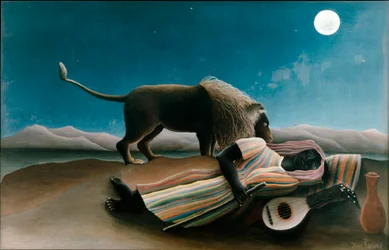 The Sleeping Gypsy (by Henry Rousseau)