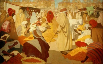 H. Evenepoel, Orange Market in Blidah