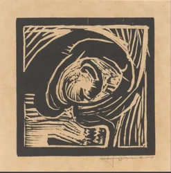 Head of a figure