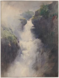 A Cascade in the Mountains