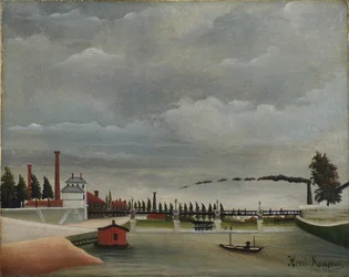 View of the Footbridge at Passy