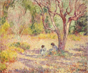 Games in the Shade of the Garden, c. 1906-1907