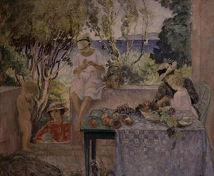 Tea on the Terrace at St. Maxine