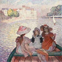 Three Girls in a Boat
