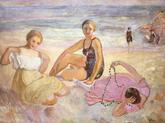 Three Women on the Beach