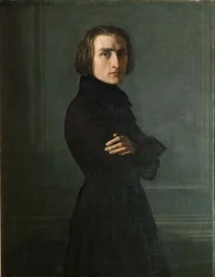 Portrait of the Composer Franz Liszt, 1839