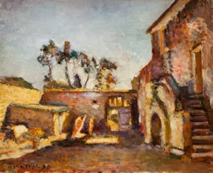 Courtyard of the Mill at Ajaccio