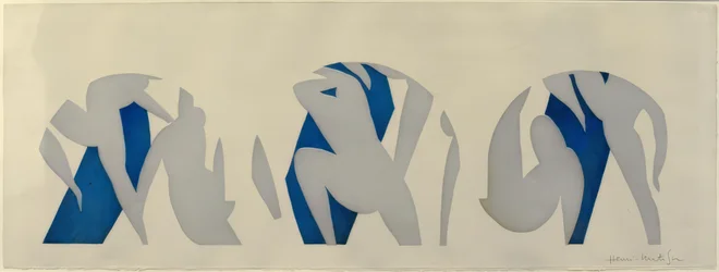 The Dance, Gray, Blue, White
