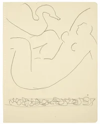 Study (Leda and the Swan)