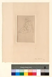 Seated Figure - Nude