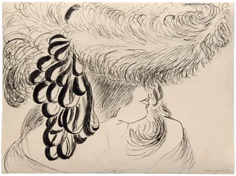 Girl in Plumed Hat (Mlle Antoinette)
