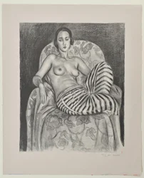Large Odalisque in Bayadère Trousers