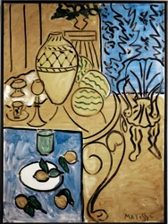 Interior, Yellow and Blue