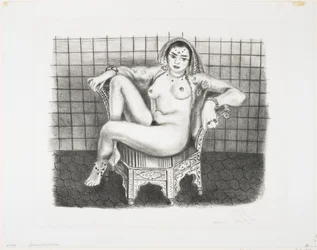 Young Hindu Woman - Seated Odalisque