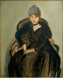 Marguerite with the Blue Hat