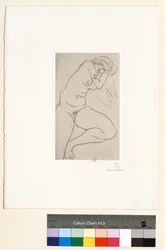 Seated Nude, Head in Arms