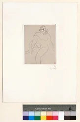 Seated Nude, Arm Around the Bent Leg