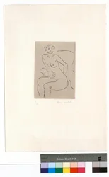 Nude in an Armchair, Left Hand