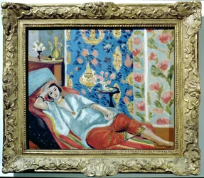 Odalisque in Red Culottes